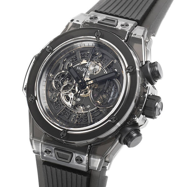 Hublot ウブロスーパーコピー ビッグバン ウニコ サファイア オールブラック 限定生産５００本 411.JB.4901.RT